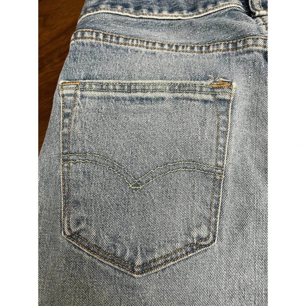 Levi's 501 Men's 33x32 Straight Jeans Blue Denim Light Wash Regular Fit Y2K